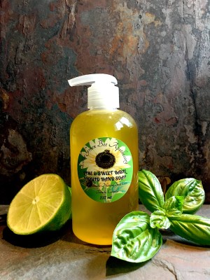 LIME & SWEET BASIL LIQUID HAND SOAP
